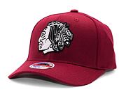 Kšiltovka Mitchell & Ness Burgundy Classic Red Chicago Blackhawks