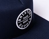 Kšiltovka Brixton Oath MP Trucker Hat - Washed Navy/Washed Navy