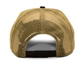Kšiltovka New Era - Buffalo Patch Canvas 9FORTY Trucker - Stone / Brown
