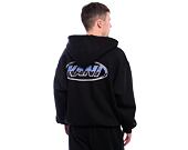 Mikina Karl Kani - Woven Signature Chrome Zip Hoodie - black