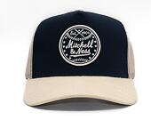 Kšiltovka Mitchell & Ness - Baseball Trucker - Navy/Sand