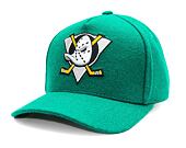 Kšiltovka Mitchell & Ness - Anaheim Ducks - Kicking Wool Pro Strapback Vntg - Teal