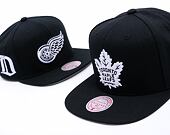 Kšiltovka Mitchell & Ness - Toronto Maple Leafs - Evergreen Black White Snapback - Black