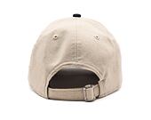 Kšiltovka New Era - Branded Linen 9FORTY - Stone / Navy