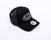 Kšiltovka New Era - Branded Oval Distress Patch 9FORTY Trucker - Black