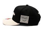 Kšiltovka Mitchell & Ness - Branded - Comfy Core Stretch Snapback - Black-Cream