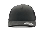 Kšiltovka Yupoong 5-Panel Retro Trucker Cap Charcoal