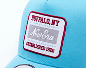 Kšiltovka New Era - Branded Buffalo Patch 9FORTY Trucker - Blue