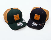 Kšiltovka New Era - MLB Debossed 9SEVENTY Stretch-Snap - Oakland Athletics - Green / Brown
