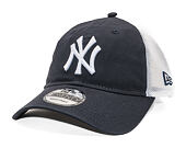 Kšiltovka New Era - MLB Washed Mesh 9TWENTY - NY Yankees - Navy / White