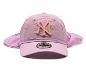 Dětská Kšiltovka New Era - MLB Sun Shield 9FORTY - NY Yankees - Lila / Pink