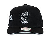 Kšiltovka Mitchell & Ness - NBA Born To Win Pro Snapback - Miami Heat - Black
