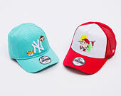 Dětská Kšiltovka New Era - Kids Mascot 9FORTY A-Frame Trucker - Scarlet / White