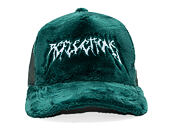Kšiltovka Reflection Luxury Fuzzy Trucker - Bottle Green/ White