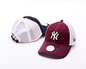 Dámská Kšiltovka New Era - MLB Washed & Mesh 9TWENTY - NY Yankees - Burgundy
