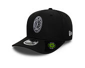 Kšiltovka New Era - Recycled 9SEVENTY Stretch-Snap - AC Milan - Black