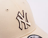 Kšiltovka New Era - MLB Team Outline 9FORTY - NY Yankees - Cream / Burgundy