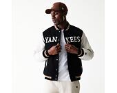 Bunda New Era - MLB Wordmark Varsity Jacket - NY Yankees - Black