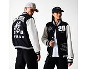 Bunda New Era - Patch Varsity Jacket - Black