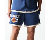 Kraťasy New Era - NBA Button Shorts - LA Lakers - Muted Indigo