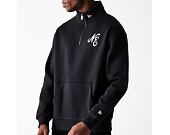 Mikina New Era - Lifestyle Quarter Zip - Black