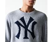 Svetr New Era - MLB Sweater Knit - NY Yankees - Heather Grey