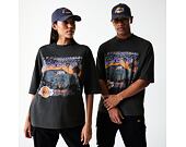 Triko New Era - NBA Washed Graphic Tee - LA Lakers - Black