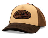 Kšiltovka Von Dutch - Trucker - Terry Logo - Brown/Beige