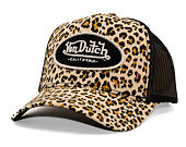Kšiltovka Von Dutch - Trucker - Cali Patch - Leopard/Black