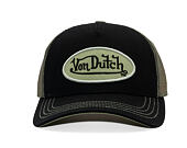 Kšiltovka Von Dutch - Trucker - Classic Logo - Black/Green