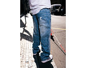 Džíny Karl Kani - Og K Aop Carpenter Straight Leg Jeans Blue