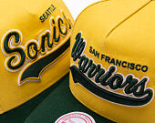 Kšiltovka Mitchell & Ness - Harvest Gold Pro Crown - Golden State Warriors - Gold/Green