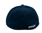 Kšiltovka Oakley - 6 Panel Stretch Metallic Hat - Abyss/White
