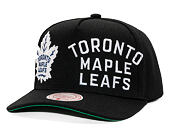 Kšiltovka Mitchell & Ness - NHL Busted Pro - Toronto Maple Leafs - Black