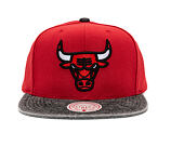 Kšiltovka Mitchell & Ness - NBA Denim Patchwork - Chicago Bulls - Red