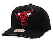 Cap Mitchell & Ness - NBA Tilted Pro Snapback - Chicago Bulls - Black