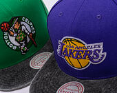 Kšiltovka Mitchell & Ness - NBA Denim Patchwork - Los Angeles Lakers - Purple