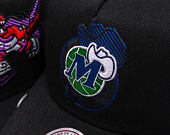 Cap Mitchell & Ness - NBA Tilted Pro Snapback Hwc - Dallas Mavericks - Black