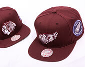 Cap Mitchell & Ness - NHL Fashion Basic Snapback - Detroit Red Wings - Dark Purple