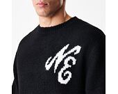 Sweater New Era - Branded Knit Sweater - Black
