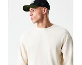 Tee New Era - Branded Longsleeve Waffle Tee - Cream