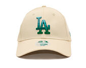 Womens Cap New Era - MLB Womens Metallic Logo 9FORTY - LA Dodgers - Cream