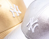 Womens Cap New Era - MLB Metallic 9FORTY - NY Yankees - Silver