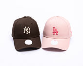 Womens Cap New Era - MLB Womens Essential Midi Logo 9FORTY - NY Yankees - Brown