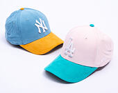 Kids Cap New Era - MLB Kids Cord 9FORTY - LA Dodgers - Light Pink / Mint