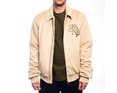 Jacket Karl Kani - Legacy Faux Suede Bowling Jacket - Beige