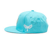 Kšiltovka Reflection Luxury Shine Loud Snapback - Baby Blue / White