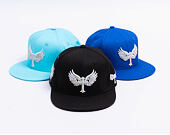 Kšiltovka Reflection Luxury Shine Loud Snapback - Satin Black / White