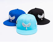 Kšiltovka Reflection Luxury Shine Loud Snapback - Baby Blue / White
