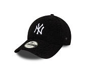 Cap New Era - MLB Winter Borg Teddy Fleece 9FORTY - NY Yankees - Black / White